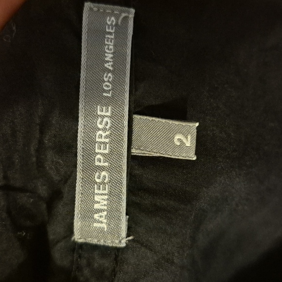 JAMES PERSE Black Cotton Silk Tunic Dress size 2 - Picture 5 of 7